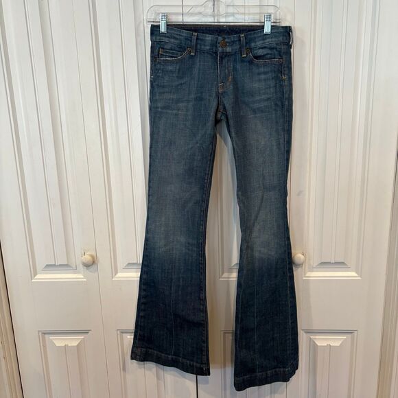 Citizens Of Humanity Low Waist Full Leg Jeans Size 26 - Picture 1 of 12